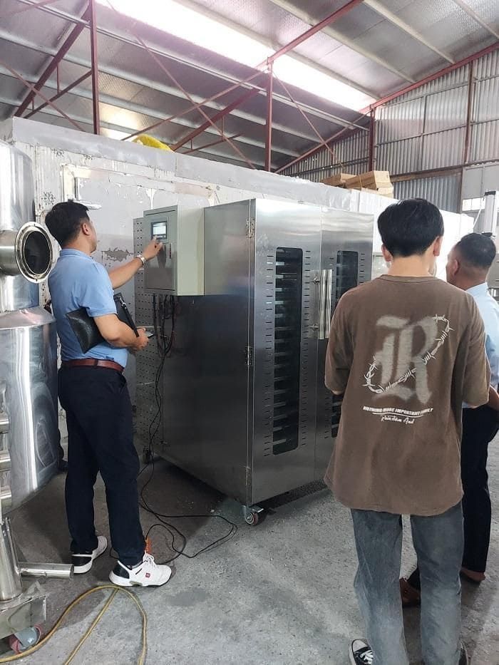 Quy trình sản xuất các loại hải sản được rút gọn khi ứng dụng máy sấy nhiệt